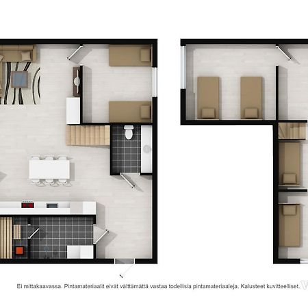 Appartement Keskuskuja 5 A2, Levin Alppikeskus Extérieur photo